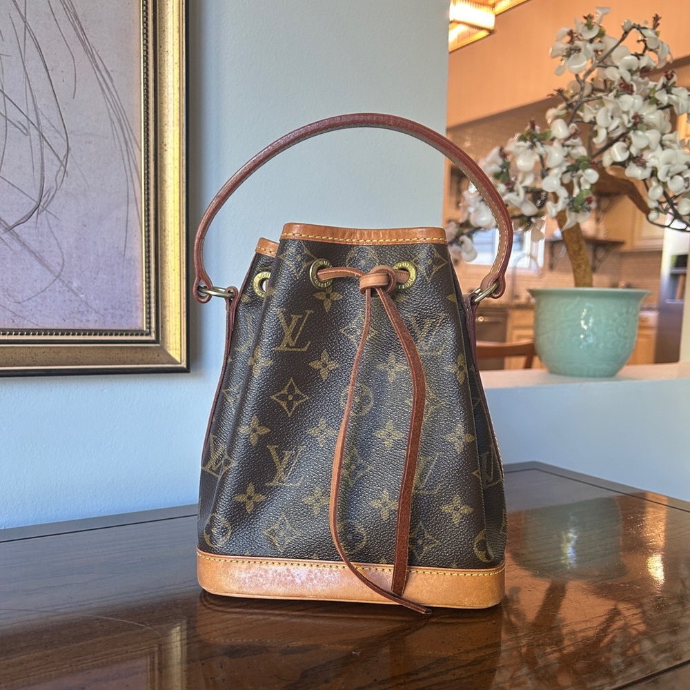 Louis Vuitton Mini Noe LV drawstring bucket bag